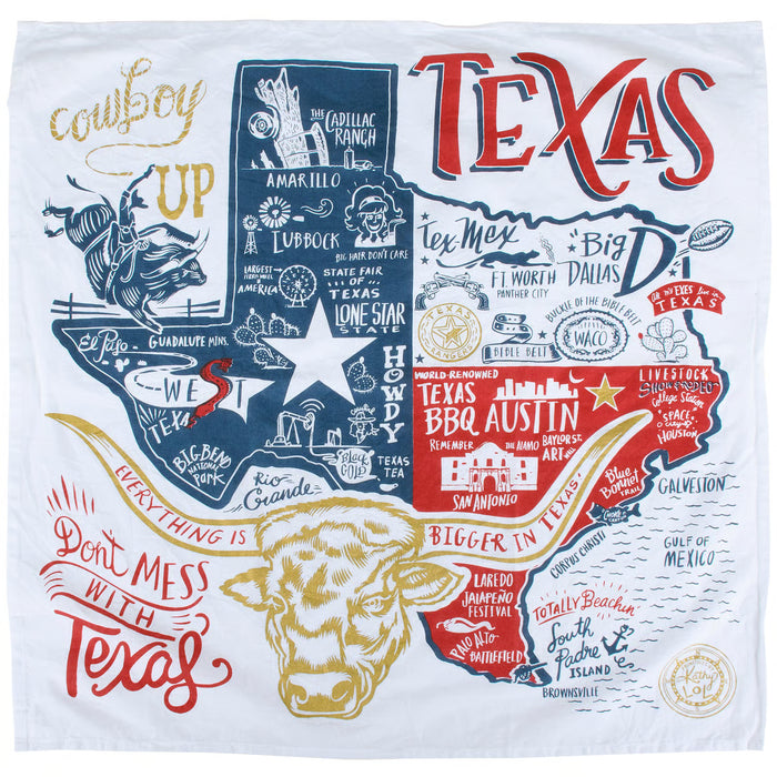 Don't Mess With Texas Kitchen Towel