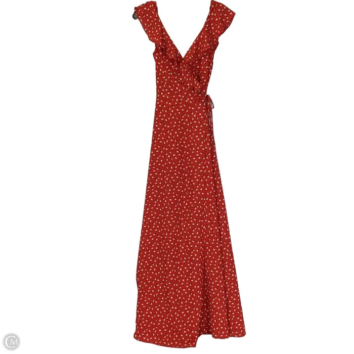 Dress Casual Maxi By Heartloom In Red, Size: Xs