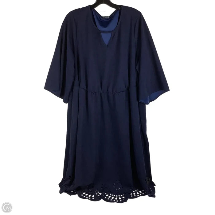Dress Casual Short By Clothes Mentor In Navy, Size: 22/24