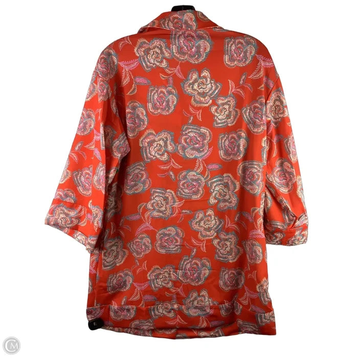 Dress Casual Short By Clothes Mentor In Orange, Size: S