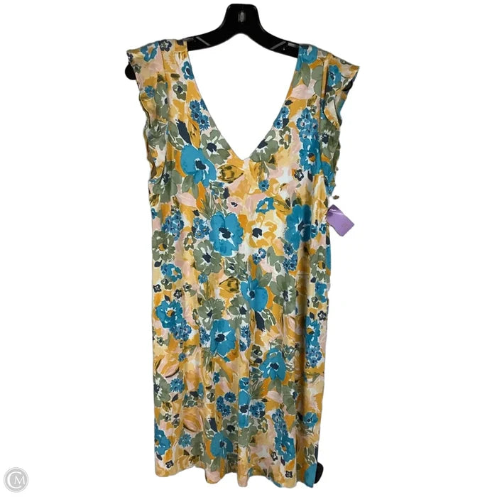 Dress Casual Short By Loft In Floral Print, Size: S