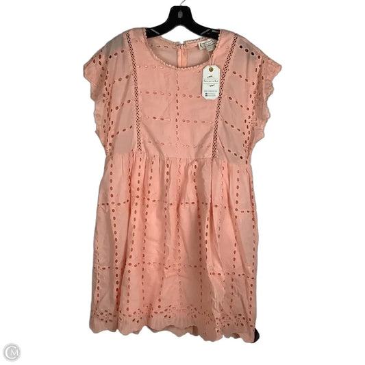 Dress Casual Short By Loveriche In Pink, Size: L