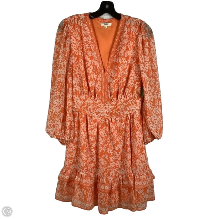 Dress Casual Short By Max Studio In Orange, Size: M