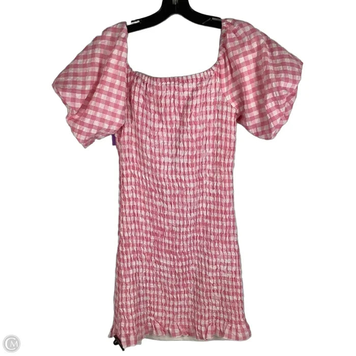 Dress Casual Short By Pink Lily In Pink, Size: S