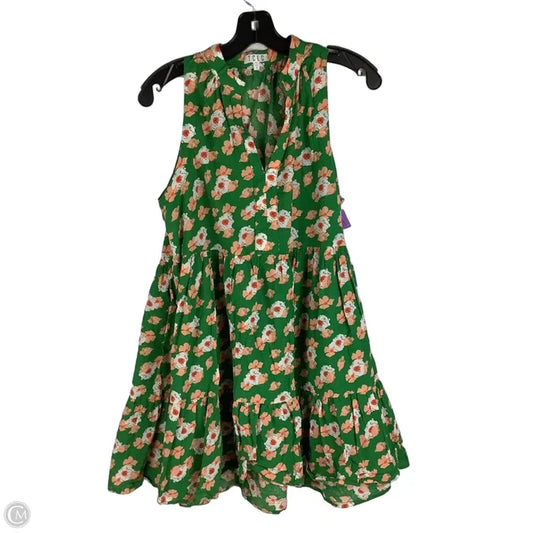 Dress Casual Short By Tcec In Green, Size: S