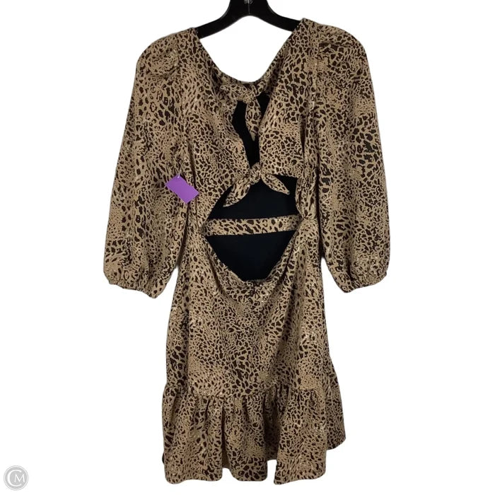 Dress Party Short By Maeve In Animal Print, Size: 4