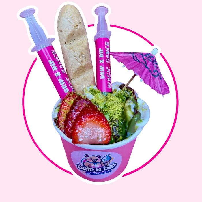Dubai Chocolate Ice Cream Rolls