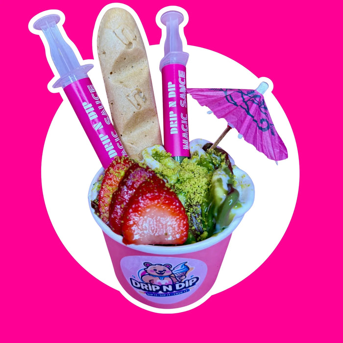 🌴 Dubai Chocolate Ice Cream Roll