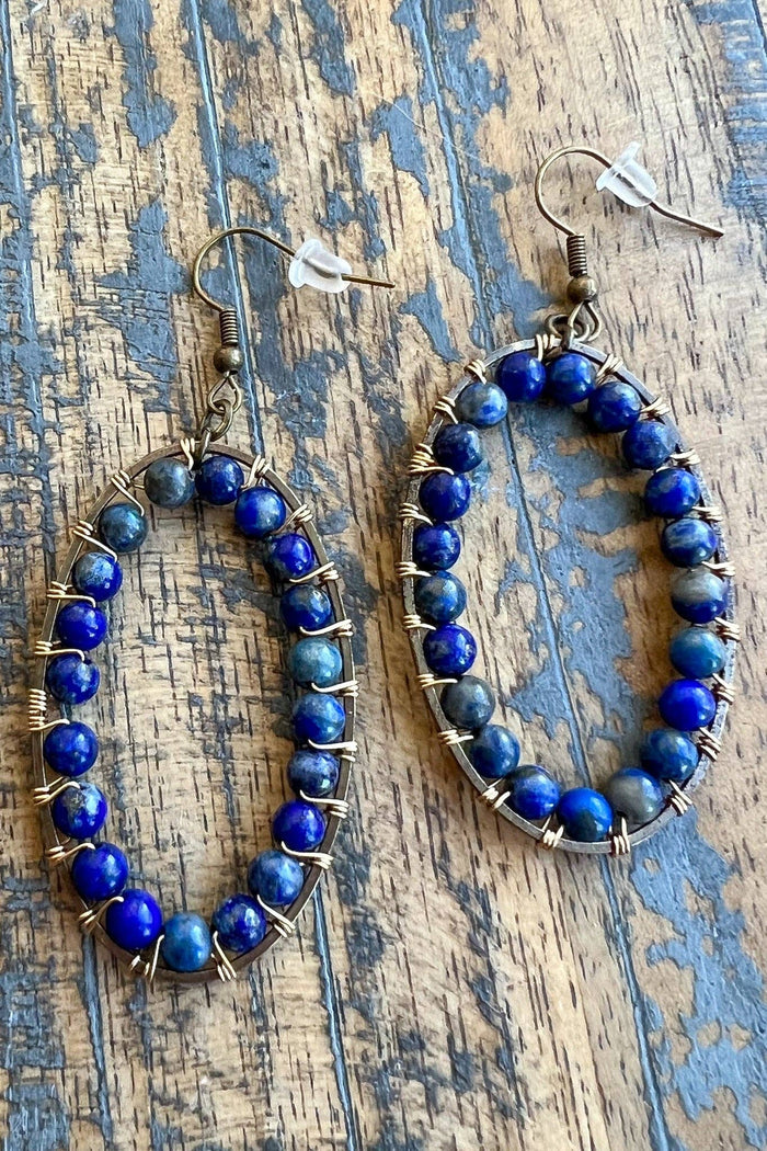 Dylan Designs - Calista Earrings Blue