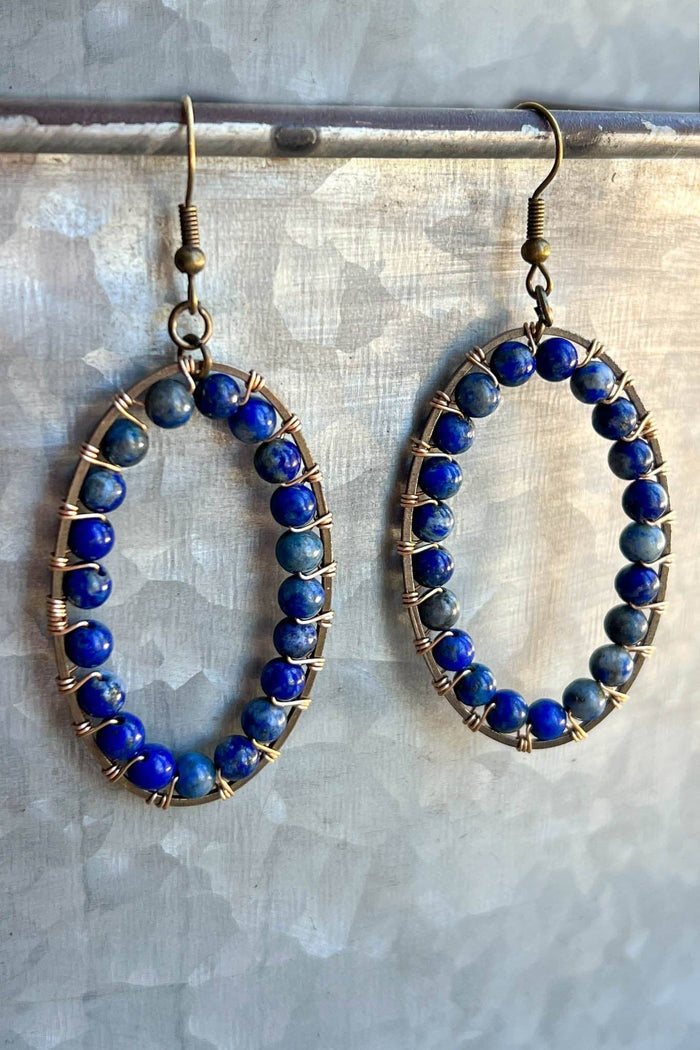 Dylan Designs - Calista Earrings Blue