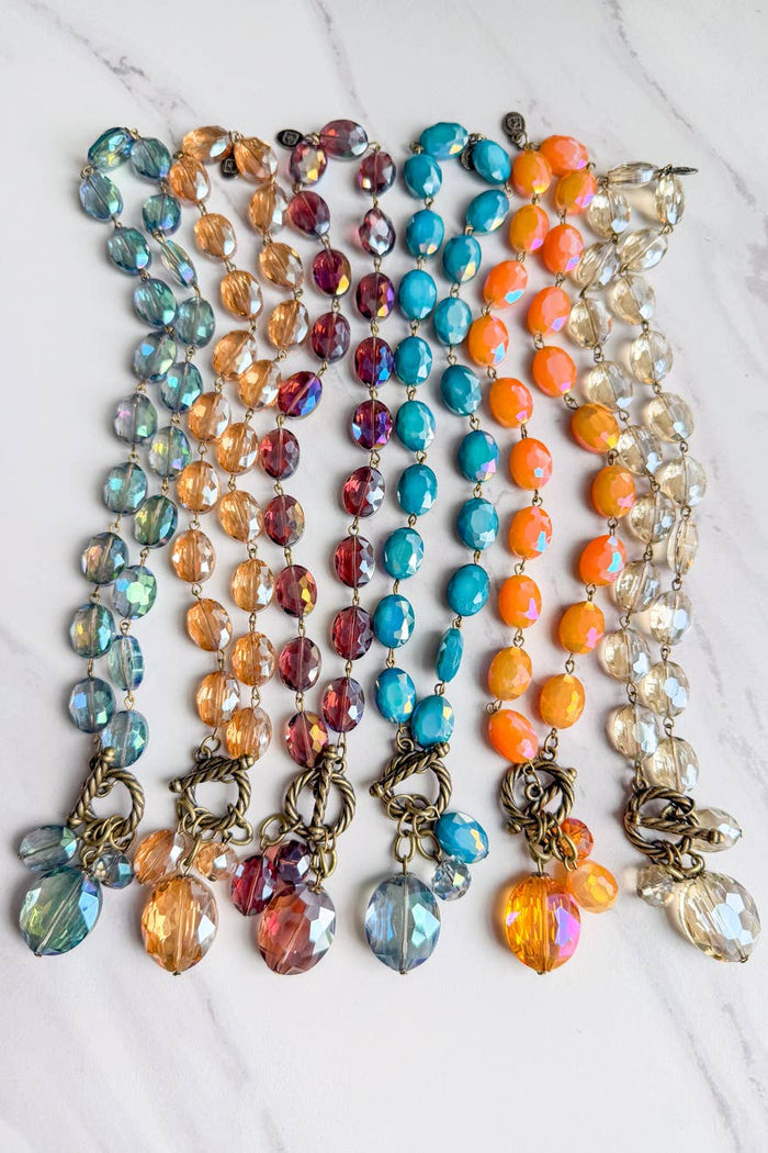 Dylan Designs - Carolina Necklace: Champagne