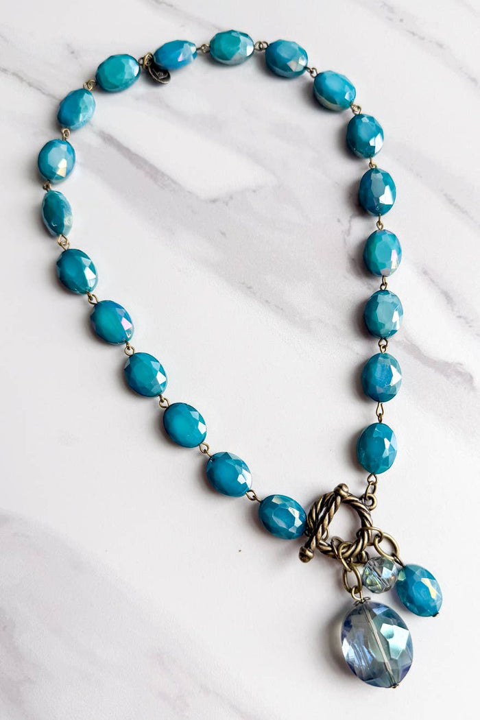 Dylan Designs - Carolina Necklace: Champagne