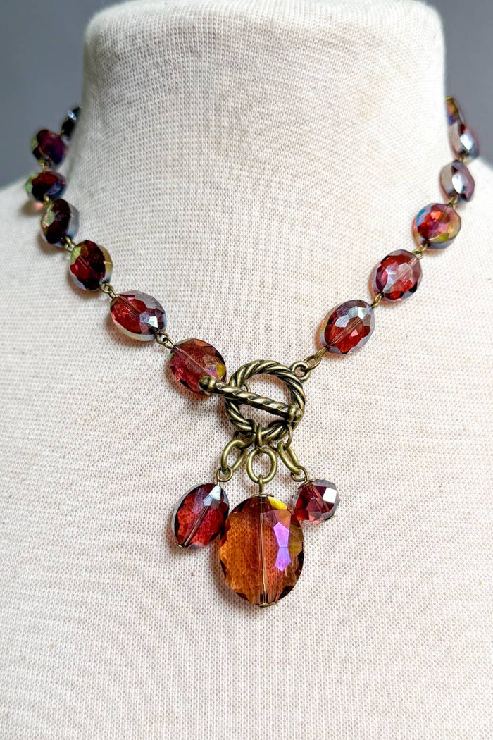Dylan Designs - Carolina Necklace: Champagne