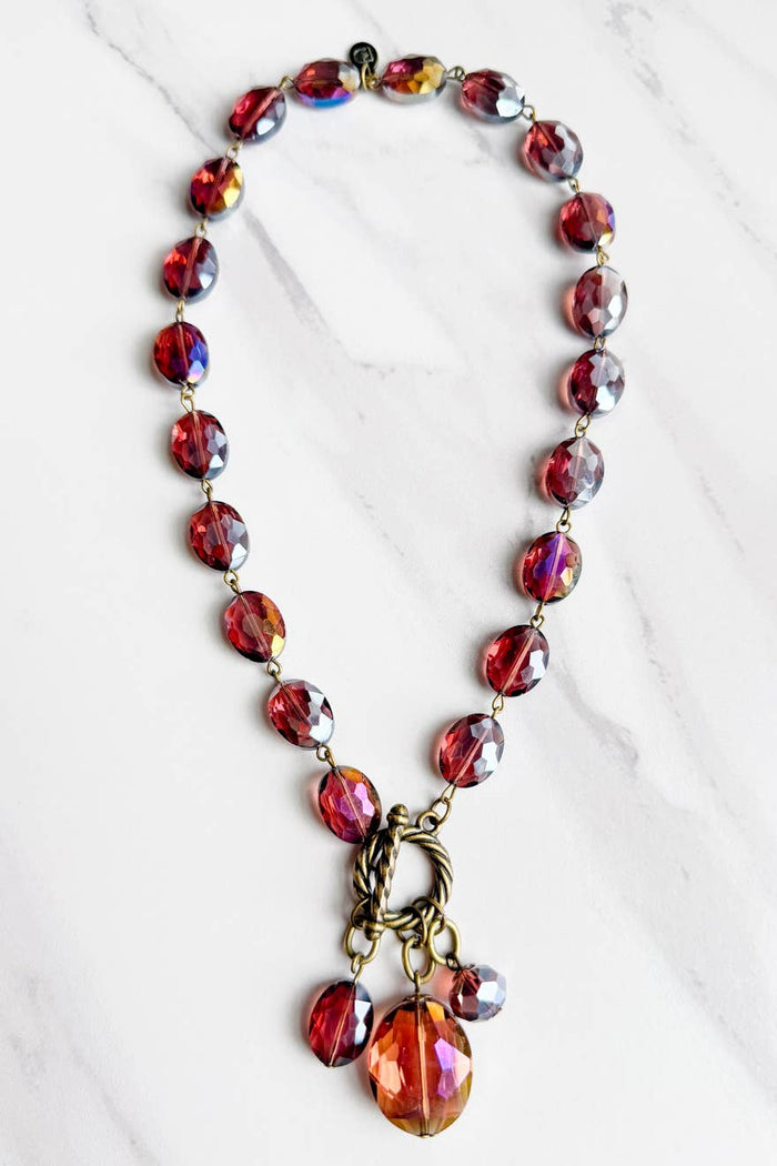 Dylan Designs - Carolina Necklace: Light Gray