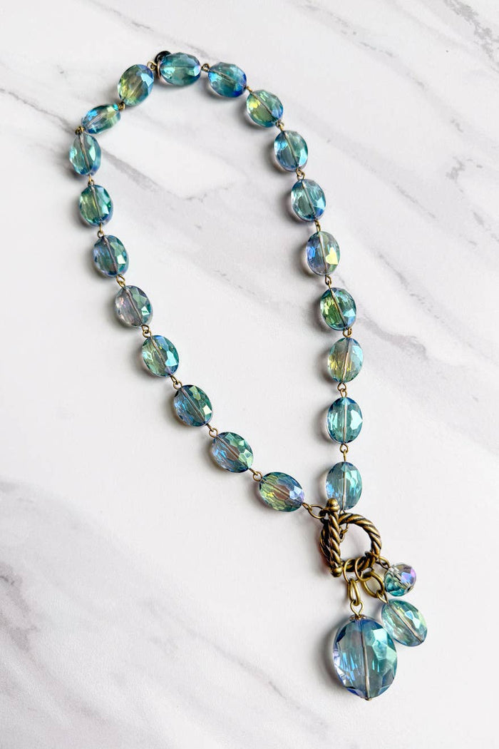 Dylan Designs - Carolina Necklace: Light Gray