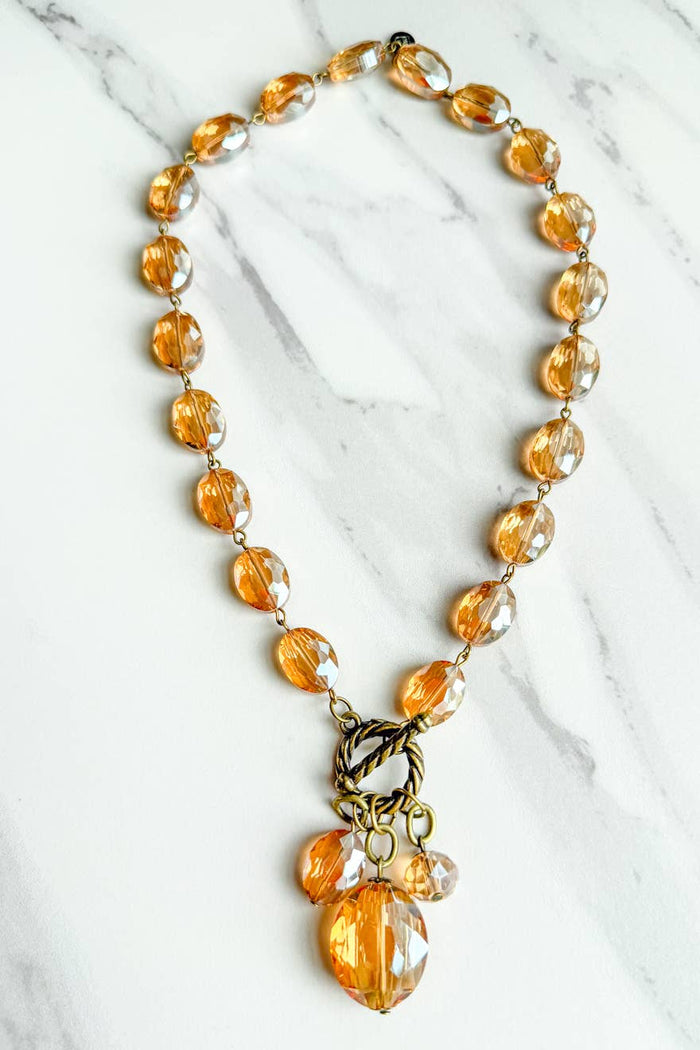 Dylan Designs - Carolina Necklace: Light Gray