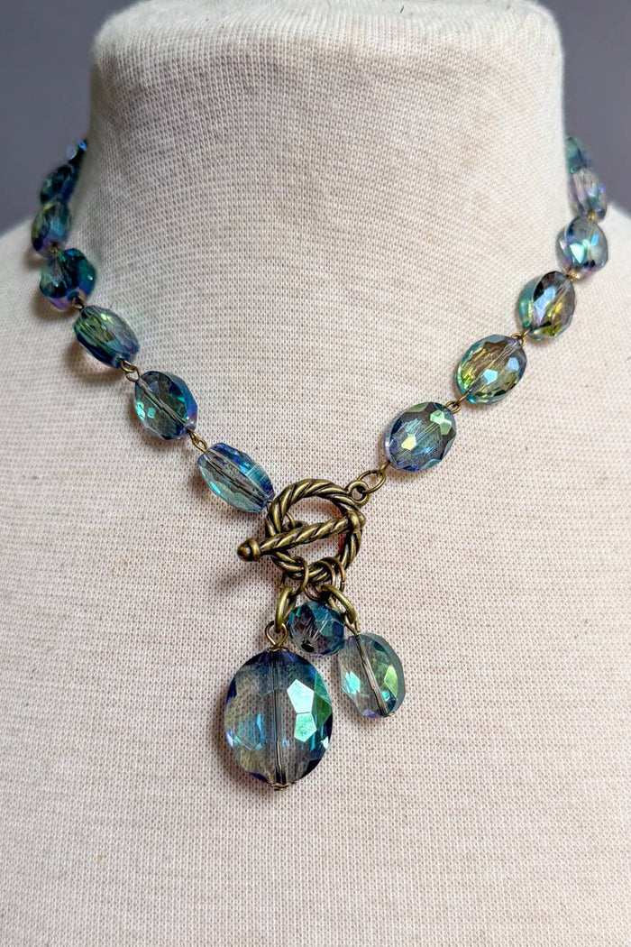 Dylan Designs - Carolina Necklace: Light Gray