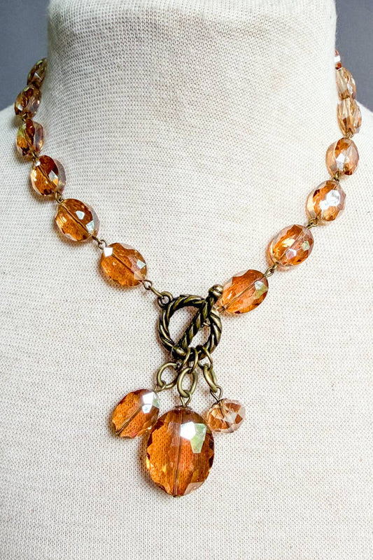 Dylan Designs - Carolina Necklace: Melon