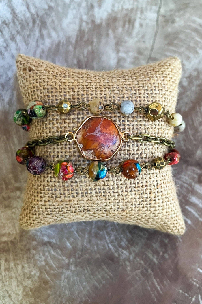 Dylan Designs - Janet Bracelet Orange
