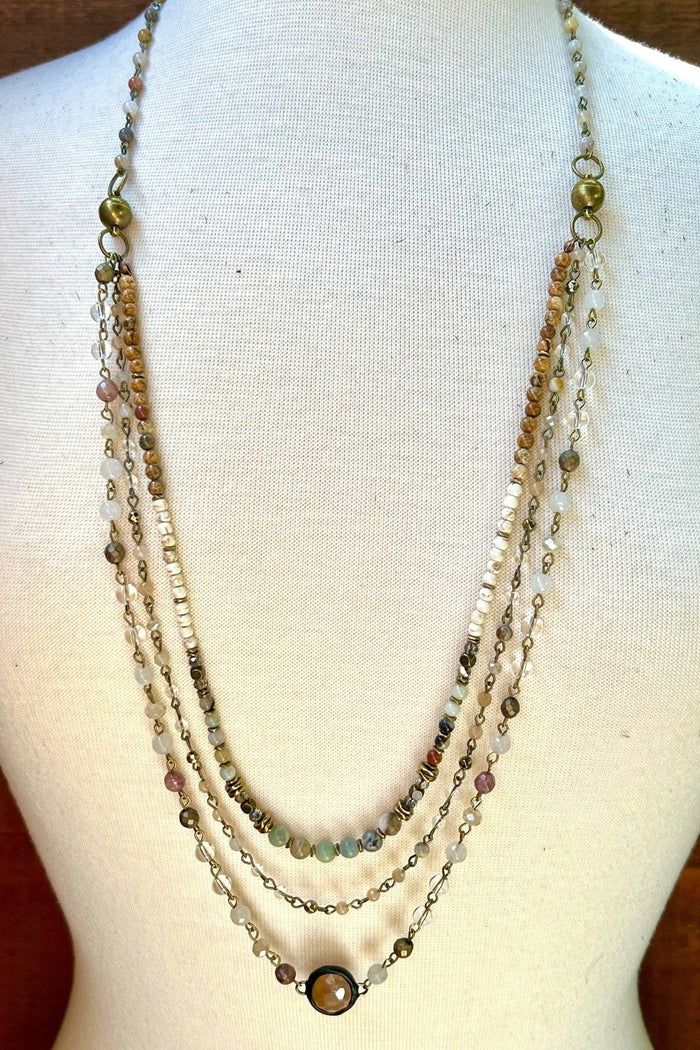 Dylan Designs - Justina Necklace: Imperial Jasper
