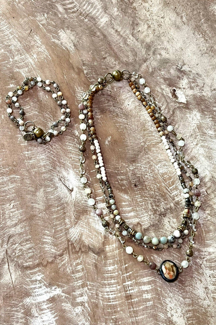 Dylan Designs - Justina Necklace: Imperial Jasper