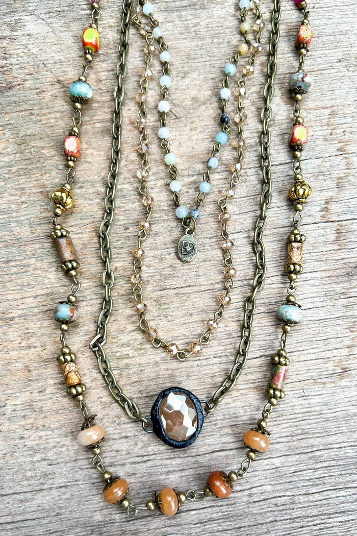 Dylan Designs - Justina Necklace: Imperial Jasper
