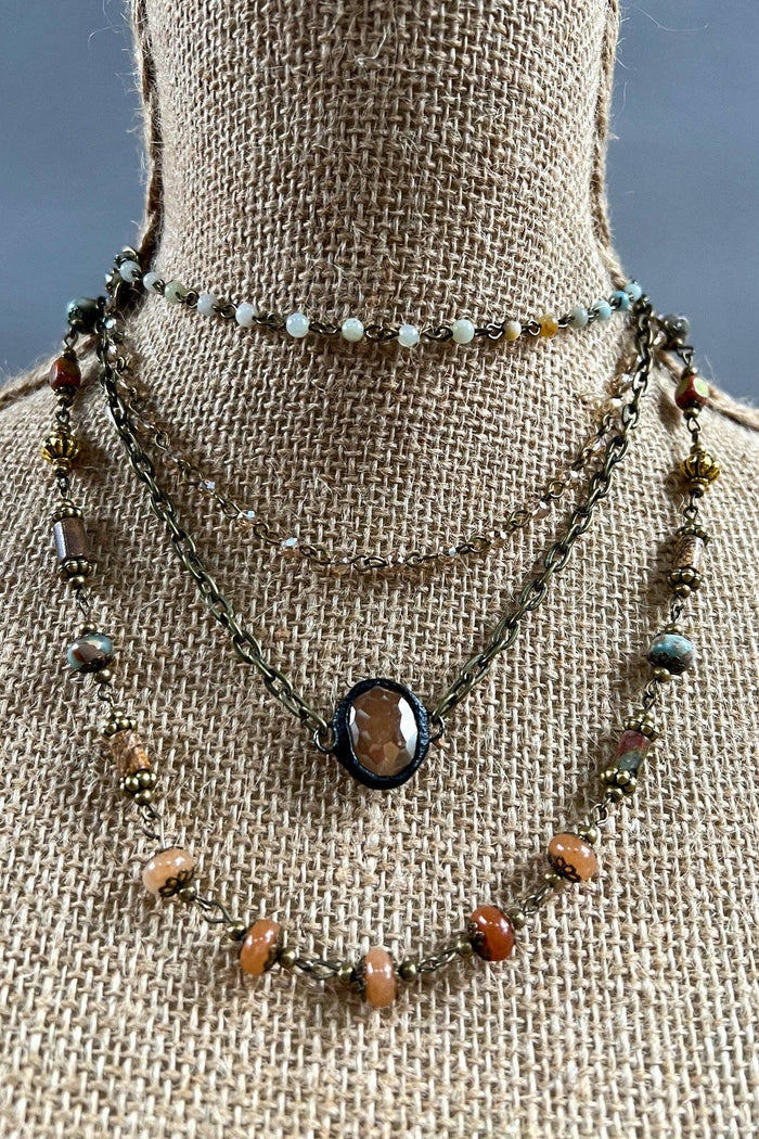 Dylan Designs - Justina Necklace: Imperial Jasper