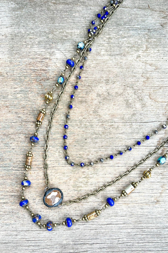 Dylan Designs - Justina Necklace: Imperial Jasper