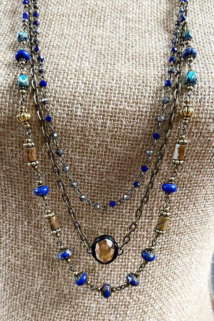 Dylan Designs - Justina Necklace: Imperial Jasper