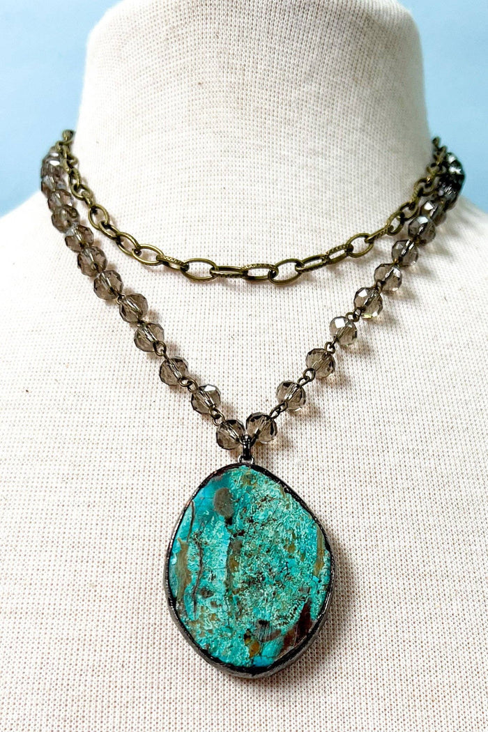 Dylan Designs - Paige Necklace Smokey