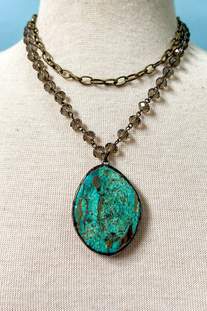 Dylan Designs - Paige Necklace Smokey