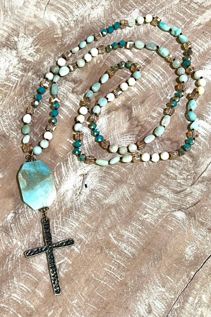Dylan Designs - Stephanie Necklace Amazonite