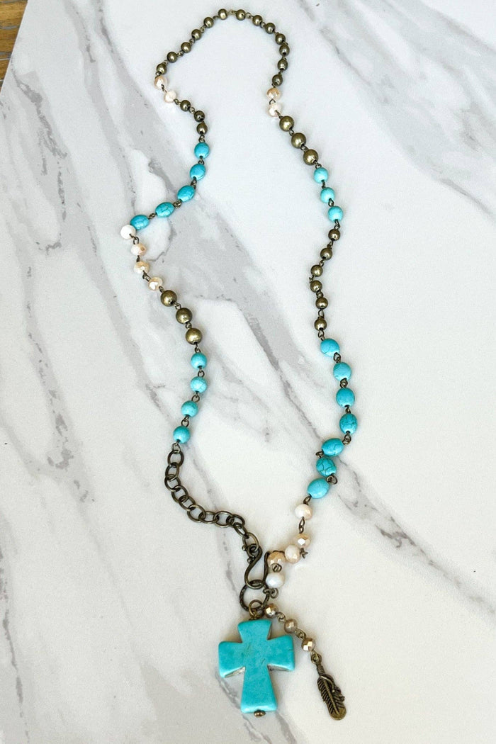 Dylan Designs - Valerie Necklace in Turquoise