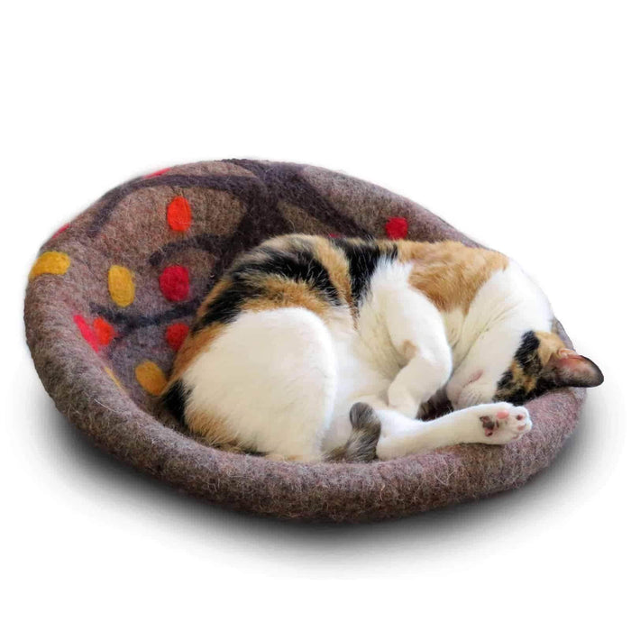 Friendsheep Orange Crush Eco Kitty Cave "Orange Crush"
