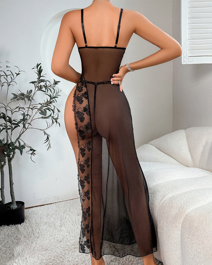 Erotic Pajamas Mesh Sleep Nightgown