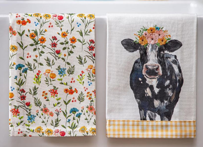 Farm Cow Tea Towel