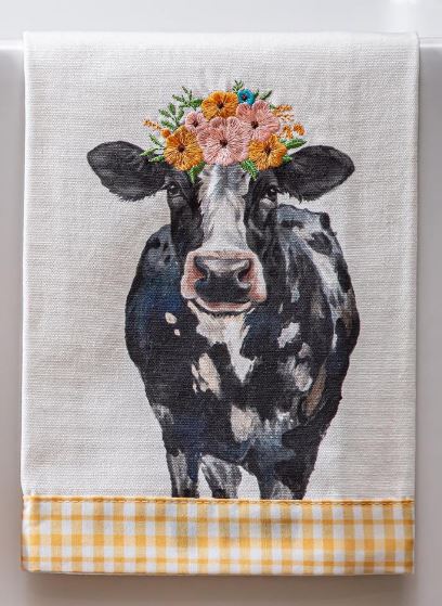 Farm Cow Tea Towel