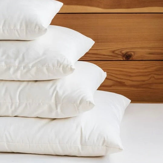Feather and Down Pillow Insert — in a styled setting