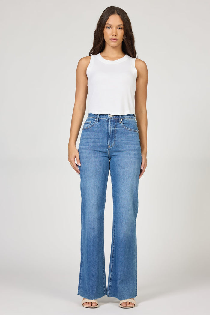 FIONA FOG SKY WIDE LEG JEAN