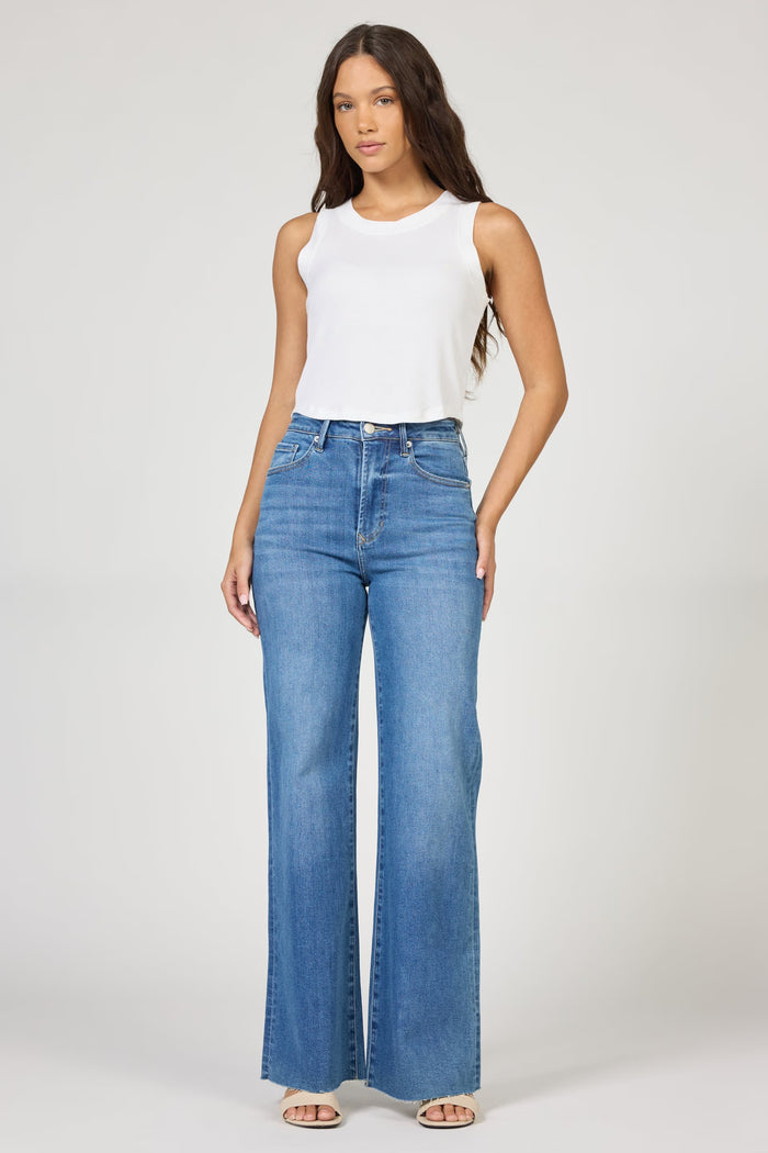 FIONA FOG SKY WIDE LEG JEAN
