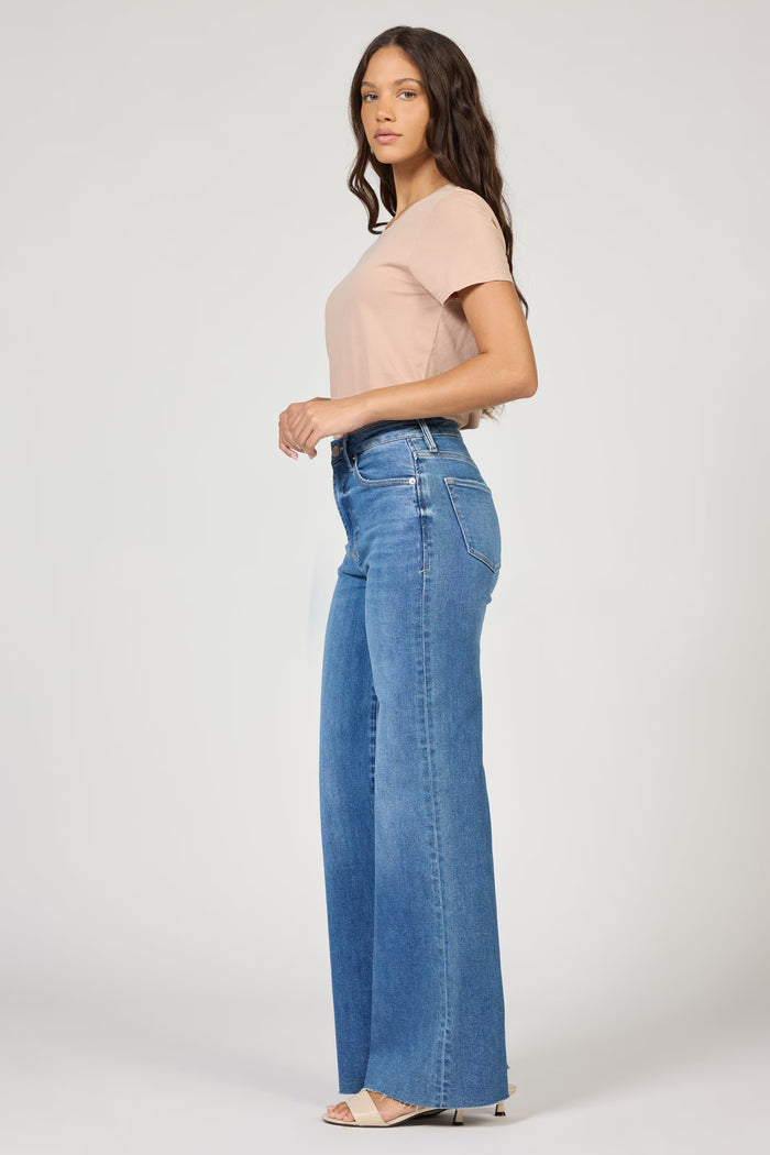 FIONA FOG SKY WIDE LEG JEAN