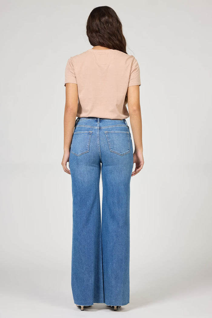 FIONA FOG SKY WIDE LEG JEAN