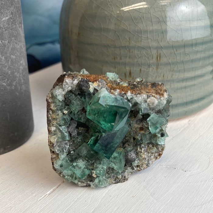 Fluorite Specimen-Diana Maria Mine, England 1-2"