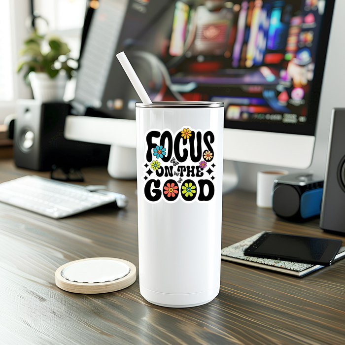 Focus On The Good Vinyl Sticker