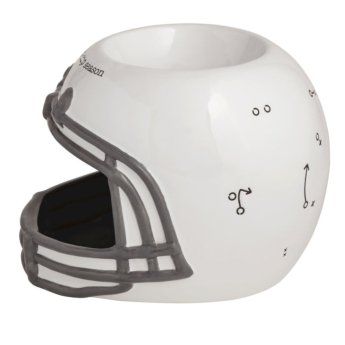 Football helmet chip n dip bowl