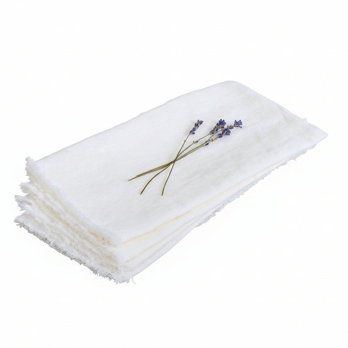 Fringed Linen Napkin — overall view
