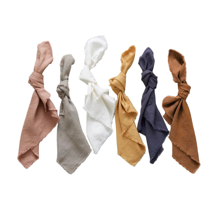 Fringed Linen Napkin — overall view