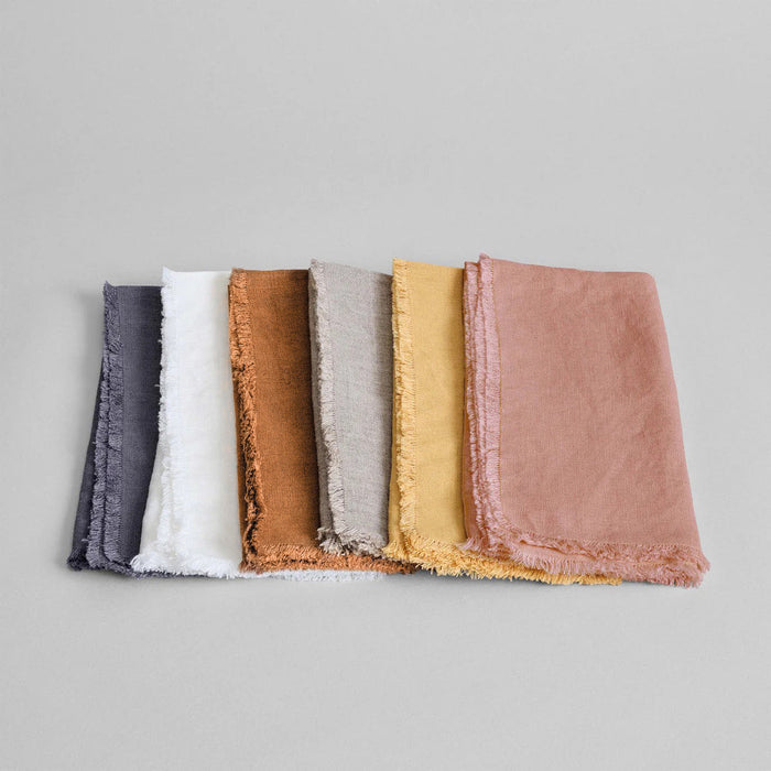 Fringed Linen Napkin — overall view