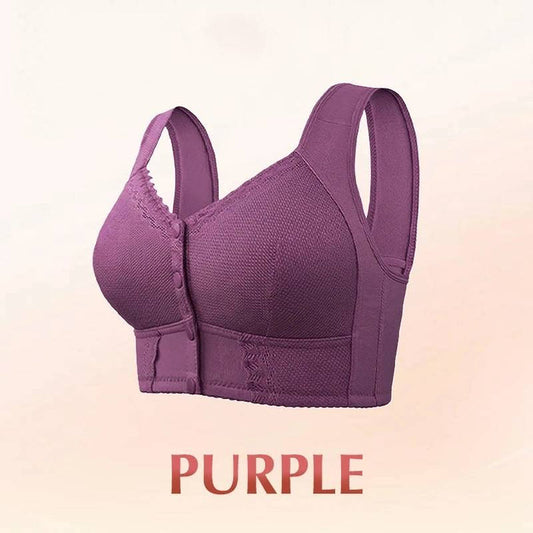 Front Closure Breathable Bra for Seniors