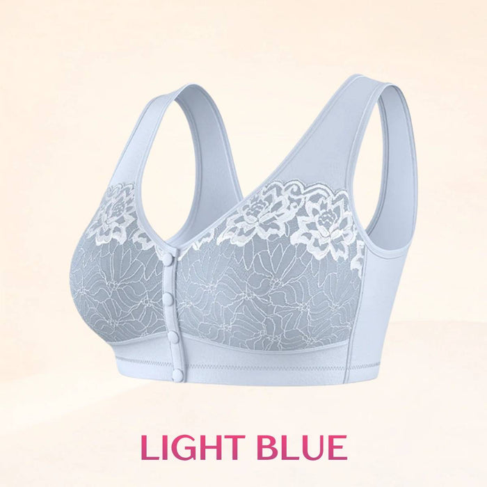 Front Closure Breathable Bra for Seniors